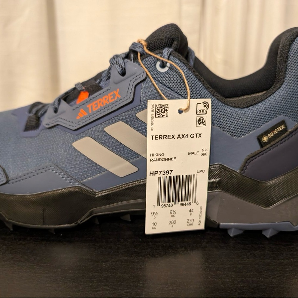 Blue Adidas Terrex Gore-Tex Athletic Shoes